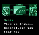 une photo d'Ã©cran de Metal Gear Solid gb sur Nintendo Game Boy Color